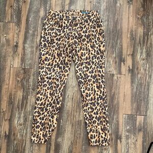 Style & Co leopard Print skinny leg jeans SZ 4P